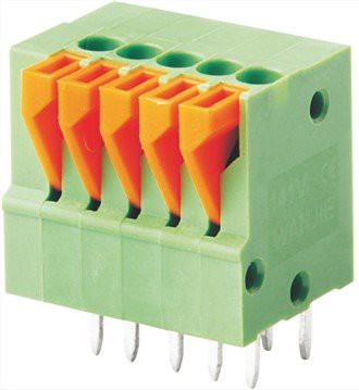 Prujinali qisqich terminal bloki 2,54 mm