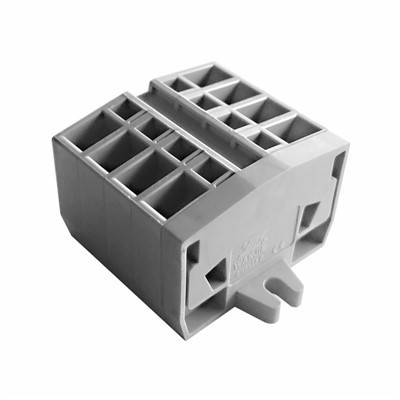Ikki qatorli bahor qafasli terminal bloki 2,5MM2